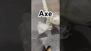 Making a tincopperantimony axe moltenmetal axe [upl. by Yedoc]