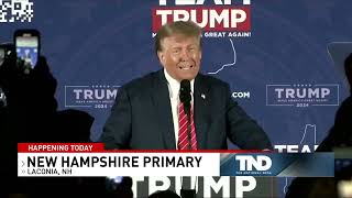 Poll shows Trump far ahead of Haley in New Hampshire primary [upl. by Ahseeyt657]