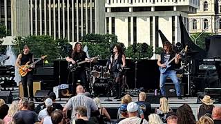 Aquanett  The Warrior Patty Smyth amp Scandal live at Empire State Plaza Albany NY July 19 2023 [upl. by Heather]