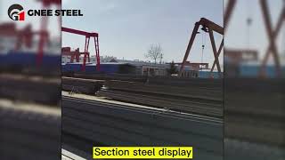 h type steel beam beamsteel hbeam beamwork ibeam [upl. by Phaih546]