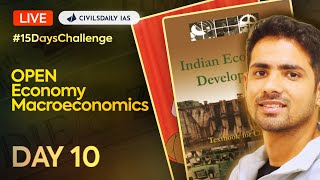 🔴Day 10 Open Economy Macroeconomics  upscprelims2024 [upl. by Nauqal216]