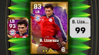 99 Stamina  B Lizarazu Legendary Upgrade Max Level Rating  eFootball 2023 Mobile [upl. by Elazaro366]