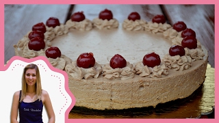 Meggyes csoki mousse torta elkészítése recepttel  Sütik Birodalma [upl. by Thorlie]