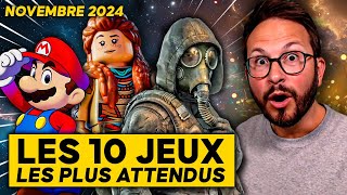 Les 10 Jeux Vidéo les plus attendus sur PS5 Nintendo Switch Xbox et PC 🌟 Novembre 2024 [upl. by Rusert]