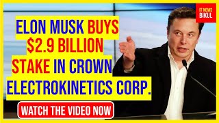 CRKN Stock  Crown Electrokinetics Corp Stock Breaking News Today  CRKN Stock Price Prediction [upl. by Acireit]