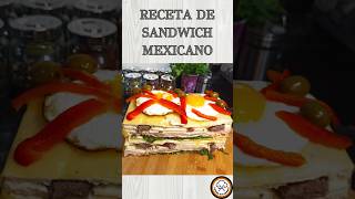 SANDWICH MEXICANO RIQUÍSIMO [upl. by Etnovad]