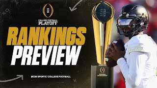 College Football Playoff Rankings PREVIEW Path for Colorado Where will Georgia end up [upl. by Audun]