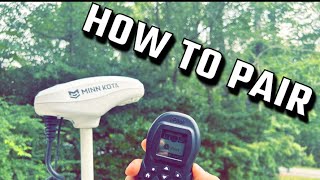 How To Pair Minn Kota iPilot Remote [upl. by Rukna128]