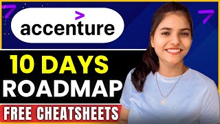 10 DAYS ROADMAP OF ACCENTURE  Accenture Complete Preparation accenturepreviousyearquestions job [upl. by Nirda]