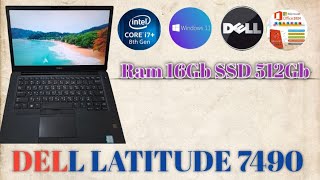 Dell 7490 core i7 Generation 8th ram 16gb SSD 512gb touchscreen [upl. by Daniels]