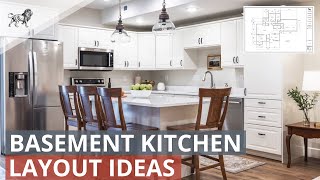 3 Basement Kitchen Layout Ideas to Consider [upl. by Vallonia44]