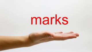 How to Pronounce marks  American English [upl. by Hamilah410]