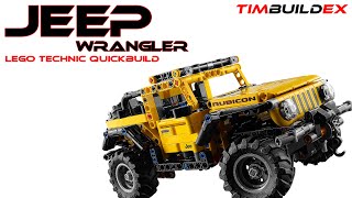 Lego Technic 42122 Jeep Wrangler [upl. by Heda471]