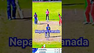 Nepal 🇳🇵 vs Canada 🇨🇦  Nepal vs Canada all Nepal wickets and match analysis [upl. by Akkim947]