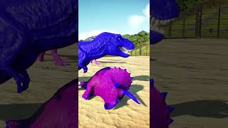 TRex vs Triceratops Colors shorts dinosaur jurassicworld [upl. by Adao]