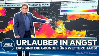 MALLORCA BalearenUnwetter  Extrem warme Wassertemperaturen sorgen für Wetterchaos am Mittelmeer [upl. by Ano]