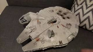 Star Wars POTF Millennium Falcon review  Kenner 1995 part 1 [upl. by Ahsienal623]