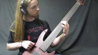 Obscura  Incarnated on Fretless bass guitar [upl. by Hertzog55]