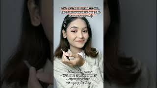 Tutorial Ngalis anti ribet makeup beauty musicflower [upl. by Iaw]