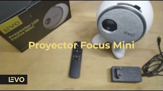 Manual de Uso Proyector LED Portátil Focus Mini 720p Levo [upl. by Genevra655]