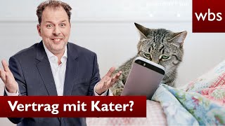 VodafoneAbzocke Katze bekommt InternetVertrag  Anwalt Christian Solmecke [upl. by Gnemgnok686]