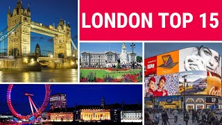 London Attractions  Top 15 Tourist Places to See in London [upl. by Latrena]