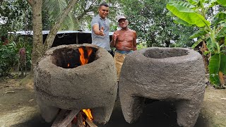 ✅Abuelo enseña a hacer el FOGÓN ANCESTRAL DE COMEJÉN tradicional ❤ [upl. by Lianne22]