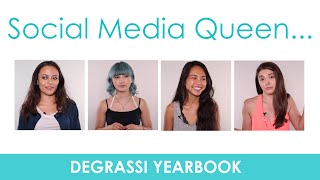 Degrassi Yearbook Social Media Queen [upl. by Kawai257]