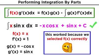 Integration By Parts [upl. by Egroeg733]