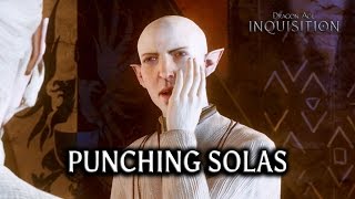 Dragon Age Inquisition  Punching Solas [upl. by Bradshaw]