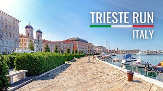 Trieste Morning Run  Virtual Run  Walk ASMR  Treadmill Workout Scenery  Trieste Italy [upl. by Yrennalf]