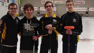 High School Curling Provincial Championships [upl. by Lekcar]