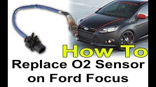 How To Replace Oxygen O2 Sensor on Ford Focus [upl. by Nossila]