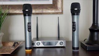 Archeer Wireless Microphone Set Review [upl. by Selbbep]