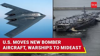 Iran To Launch Attack On Israel Any Moment From Now US Sends Bomber Jet Warships  Watch [upl. by Pamella]