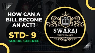 How can a bill become an act Std9 SS organs of government [upl. by Ayyidas]