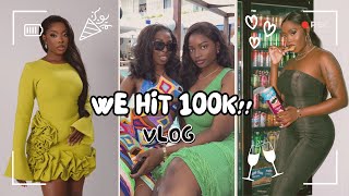 VLOG Wow we did it 100k GIVEAWAYY IN BIO [upl. by Zoara]