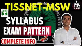 CUET TISS MSW ENTRANCE EXAM  tissnet exam preparation TISS NET SYLLABUS EXAM PATTERN [upl. by Sulamith]