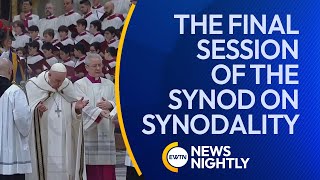 The Vatican Presents the Work of the Final Session of the Synod on Synodality  EWTN News Nightly [upl. by Alyda175]