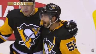 Kris Letang OT Goal against Capitals 10418 [upl. by Hessney]