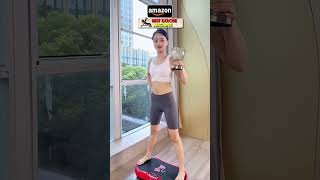 Vibration Plate Machine Tone Muscles amp Burn Calories at Home [upl. by Marucci]