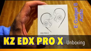 KZ EDX Pro X IEM Unboxing [upl. by Akira479]