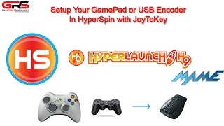 HyperSpin HyperLaunch Arcade Controls Setup JoyToKey and Gamepad [upl. by Gaston]