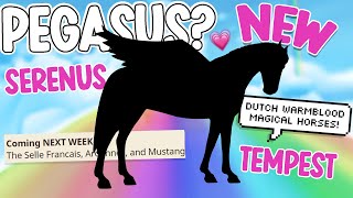 NEW MAGICAL DUTCH WARMBLOOD PEGASUS NEW HORSES NEXT WEEK amp MORE STAR STABLE [upl. by Arobed602]