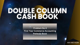 DoubleTwo Column Cash Book  Accounting Lectures  Cash Book cashbook accounting [upl. by Aridan411]