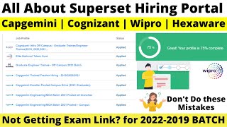 Capgemini  Wipro  Cognizant Applied Through Superset but No Update  3 Tips to Receive Exam Link [upl. by Binah]