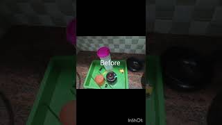 kitchen countertop cleaning in my village homecleaning motivation in Tamilnonmodular kitchen tour [upl. by Bouchier467]