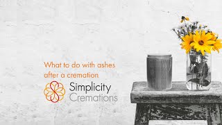 What to do with ashes after a cremation funeral [upl. by Marie242]