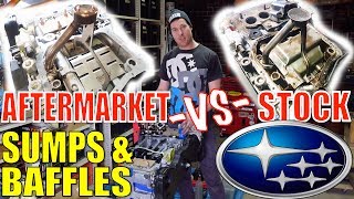 EJ SUMPS BAFFLES amp PICKUPS COMPARISON amp HOWTO  TIGWERKS amp KILLER BEE vs STOCK [upl. by Ecidnak]