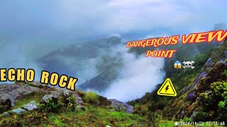 ECHO ROCK  DANGEROUS VIEW  MOTOVLOG  AMAZING VIEW 😍☠️😱 [upl. by Roht]